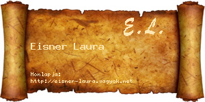 Eisner Laura névjegykártya